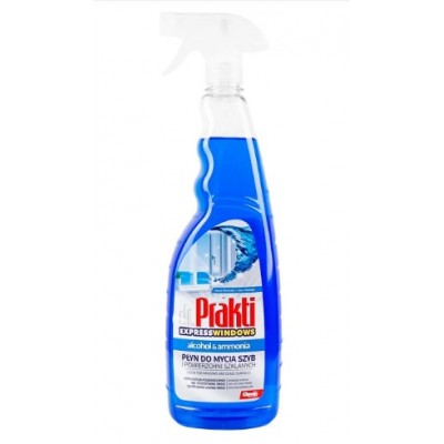 Засіб для миття скла Dr. Prakti alcoholl&amonia 1 л (синій)  (97-545)
